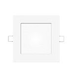 Mivvy Mivvy LED podhľadové svietidlo SLIM WHITE 165x165 mm 13W / 4500K SLM1651654K5W