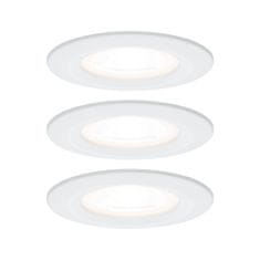 Paulmann Paulmann Vstavané svietidlo LED Nova kruhové 3x6,5W GU10 biela mat nevýklopnou 3-krokové-stmievateľné 934.78 P 93478 93478