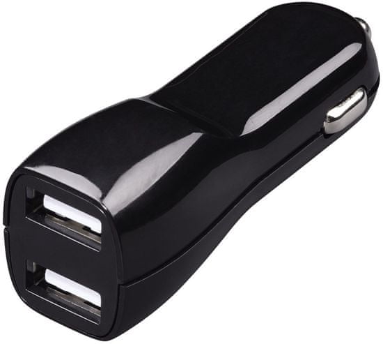 HAMA Dvojitá USB nabíjačka do vozidla, 2,1 A 14197