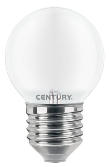 Century CENTURY LED FILAMENT MINI GLOBE SATEN 4W E27 4000K 470Lm 360D DIMM 45x72mm IP20 CEN INSH1GD-042740