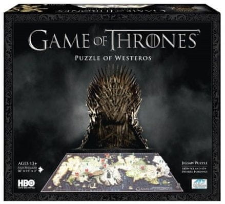 4D Cityscape Puzzle Hra o tróny - Game of Thrones