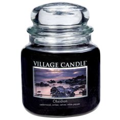 Village Candle Sviečka v sklenenej dóze , Tajemný obsidián, 454 g