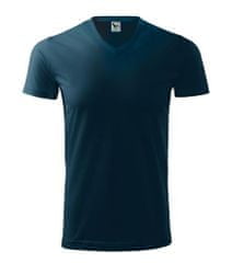 Malfini Unisex tričko s V výstrihom Malfini Heavy V-Neck 111 tmavo modrá L