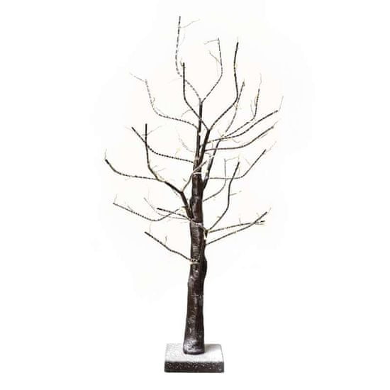 EMOS LED vianočný stromček, 60cm, 3× AA, vnútorný, teplá biela, časovač