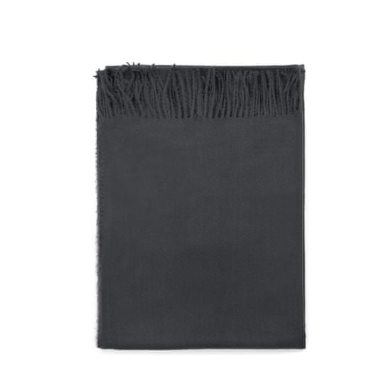 Art of Polo Jednofarebný šál so strapcami čierny
