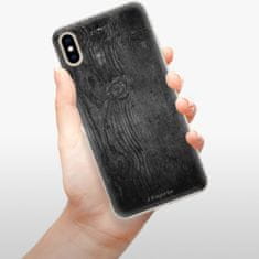 iSaprio Silikónové puzdro - Black Wood 13 pre Apple iPhone Xs Max