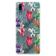 iSaprio Silikónové puzdro - Flower Pattern 03 pre Huawei P20