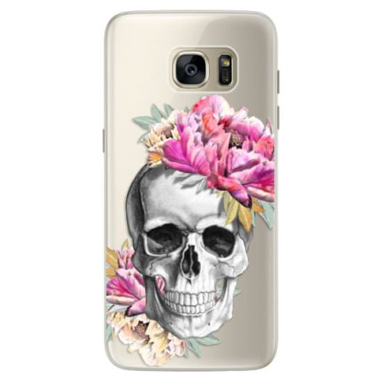 iSaprio Silikónové puzdro - Pretty Skull pre Samsung Galaxy S7