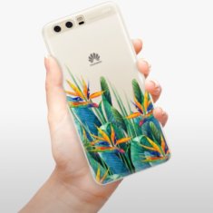 iSaprio Silikónové puzdro - Exotic Flowers pre Huawei P10