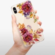iSaprio Silikónové puzdro - Fall Flowers pre Apple iPhone Xs Max