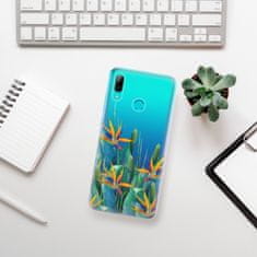 iSaprio Silikónové puzdro - Exotic Flowers pre Huawei P Smart 2019