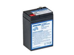 Avacom Náhradné batérie (olovený akumulátor) 6V 4,5Ah do vozidlá Peg Perego F1