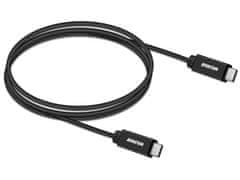 Avacom Dátový a nabíjací kábel USB Type-C - USB Type-C, 100cm, 60W E-Mark, čierny