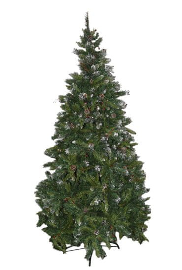 DUE ESSE Vianočná borovica Rustico 180 cm, bobule a šišky