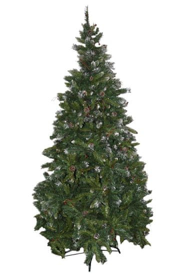 DUE ESSE Vianočná borovica Rustico 210 cm, bobule a šišky