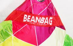 Beanbag dizajnový sedací vak 189x140 triangle s popruhmi