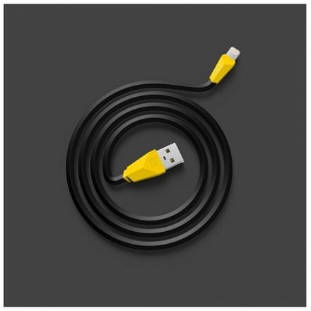 REMAX Dátový kábel ALIEN, micro USB, 1m dlhý, farba čiernožltá AA-1137