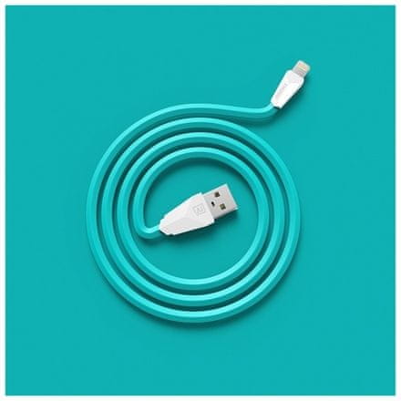 REMAX Dátový kábel ALIEN, micro USB, 1m dlhý, farba bielomodrá AA-1138