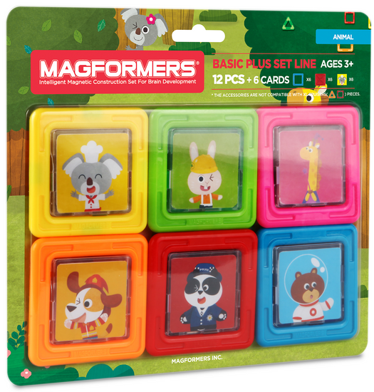 Magformers Kartičky zvieratká