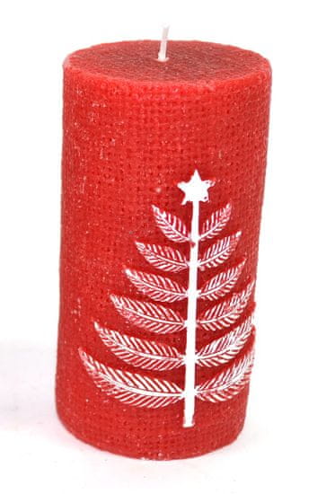 DUE ESSE Vianočná dekorácia sviečka 11 cm, stromček
