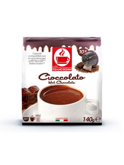 Tiziano Bonini Chocolate, kapsuly pre kávovary Dolce Gusto 10 ks