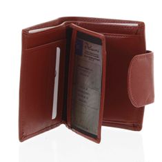 Delami Kožená peňaženka Uni Azura, červená