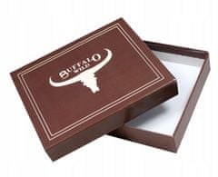 Buffalo Wild Pánska elegantná kožená peňaženka Paolo, čierna