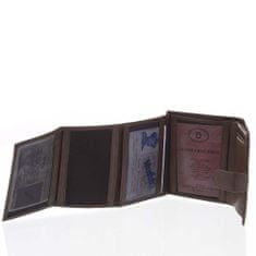 Delami Pánska kožená peňaženka Delami Saul, hnedá