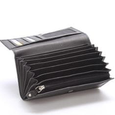 Delami Kožená peňaženka DELAMI, čašnícka kasírka BLACK