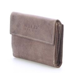 Wild Skladacia kožená pánska peňaženka Nazario svetlohnedá