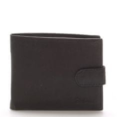 Delami Pánska kožená peňaženka DELAMI Tim, čierna
