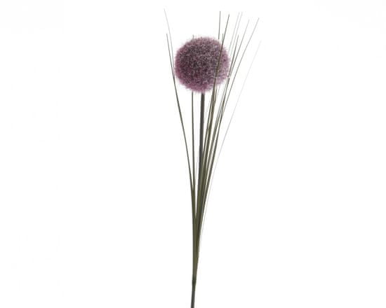 Kaemingk Allium, zasnežené, fialové, 7x66 cm