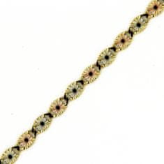 Amiatex Zlatá retiazka 17281 + Nadkolienky Gatta Calzino Strech, 19, 0.69 G