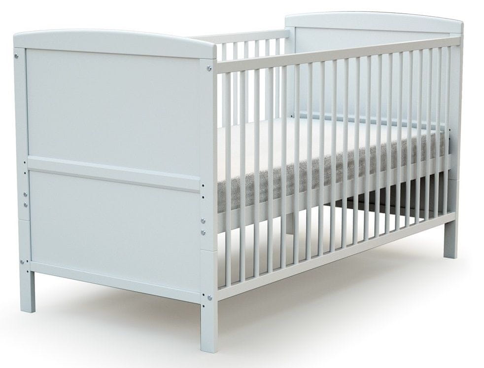 AT4 detská posteľ EVOLUTION (2v1) 70 × 140 cm biela