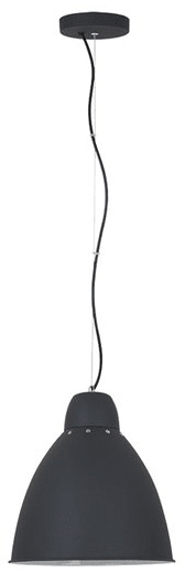Solight luster Verona uno, 29 cm, E27, čierna