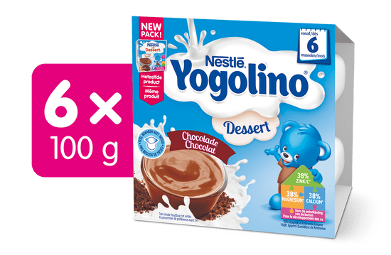 Nestlé Yogolino Čokoláda - 6x (4x100g)