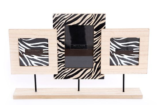 Sifcon Fotorámiky Triple Safari, 42 × 36 cm, Zebra