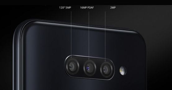 LG Q60, trojitý ultraširokouhlý fotoaparát, umelá inteligencia, autofokus PDAF