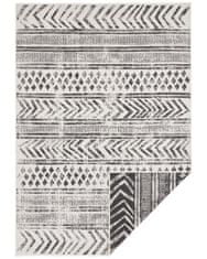 NORTHRUGS Kusový koberec Twin Supreme 103860 Black / Cream – na von aj na doma 80x150