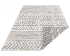 NORTHRUGS Kusový koberec Twin Supreme 103862 Grey / Cream – na von aj na doma 80x150