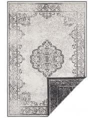 NORTHRUGS Kusový koberec Twin Supreme 103868 Black / Cream – na von aj na doma 80x150