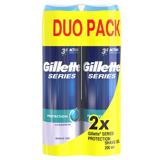Gillette Series Protection gél na holenie 2 x 200 ml