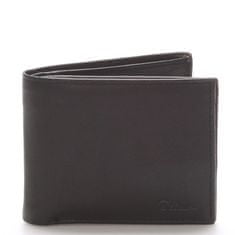 Delami Pánska kožená peňaženka DELAMI, čierna