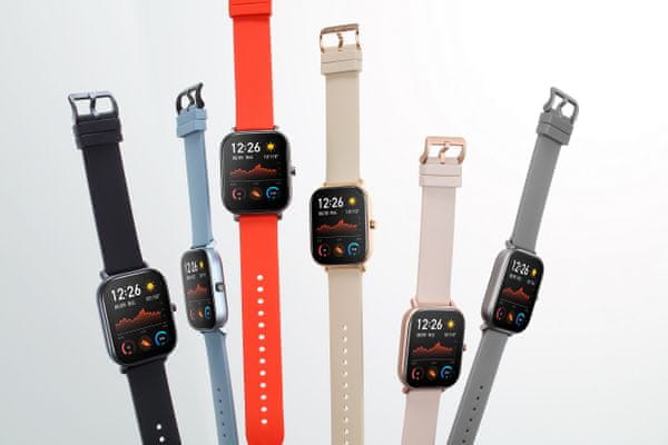 Inteligentné hodinky Xiaomi Amazfit GTS, farebný AMOLED displej, dlhá výdrž, multisport, GPS, Glonass, tepová frekvencia, srdcové zóny, Gorilla Glass