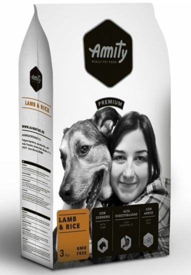 Amity Premium dog Lamb & Rice 3 kg