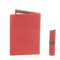 Delami Kožená peňaženka na doklady DELAMI, červená