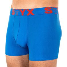Styx Pánske boxerky športová guma nadrozmer modré (R967) - veľkosť XXXL
