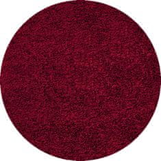 Ayyildiz Kusový koberec Dream Shaggy 4000 Red Kruh 120x120 (priemer) kruh