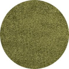 Ayyildiz Kusový koberec Dream Shaggy 4000 Green kruh 120x120 (priemer) kruh