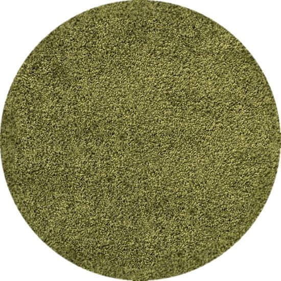 Ayyildiz Kusový koberec Dream Shaggy 4000 Green kruh